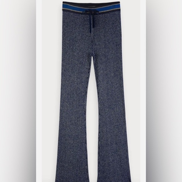 Scotch & Soda Pants - Scotch & Soda lurex knitted flare pants XS